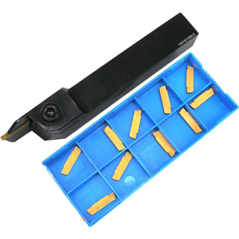 

Держатель токарного инструмента MGEHL16162 с комплектом твердосплавных вставок MGMN200G 2 мм и гаечным ключом для эффективной обработки канавок и резки с ЧПУ