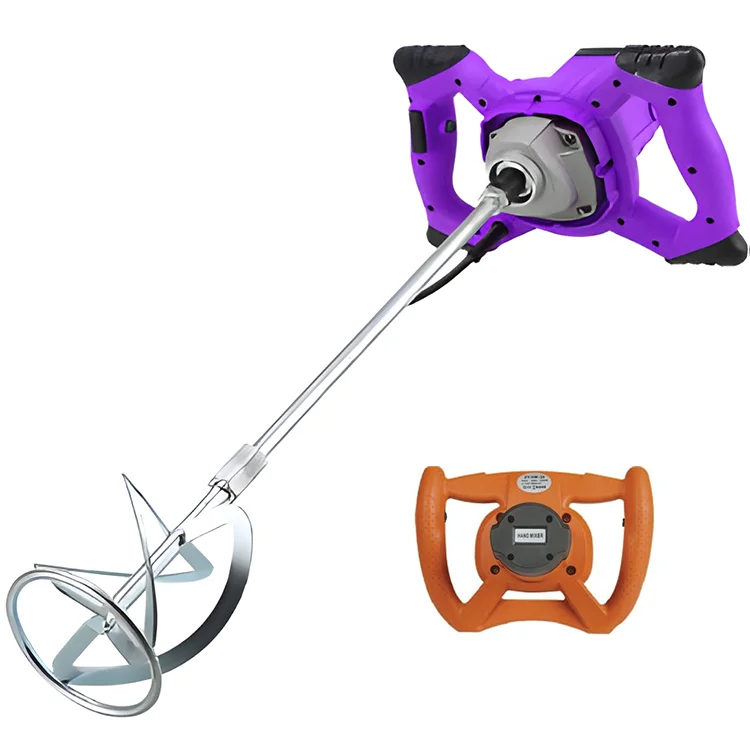 Portable Handheld  Cement Mixer Concrete Mortar Putty Mixing Tool for Construction Site Renovation Work
