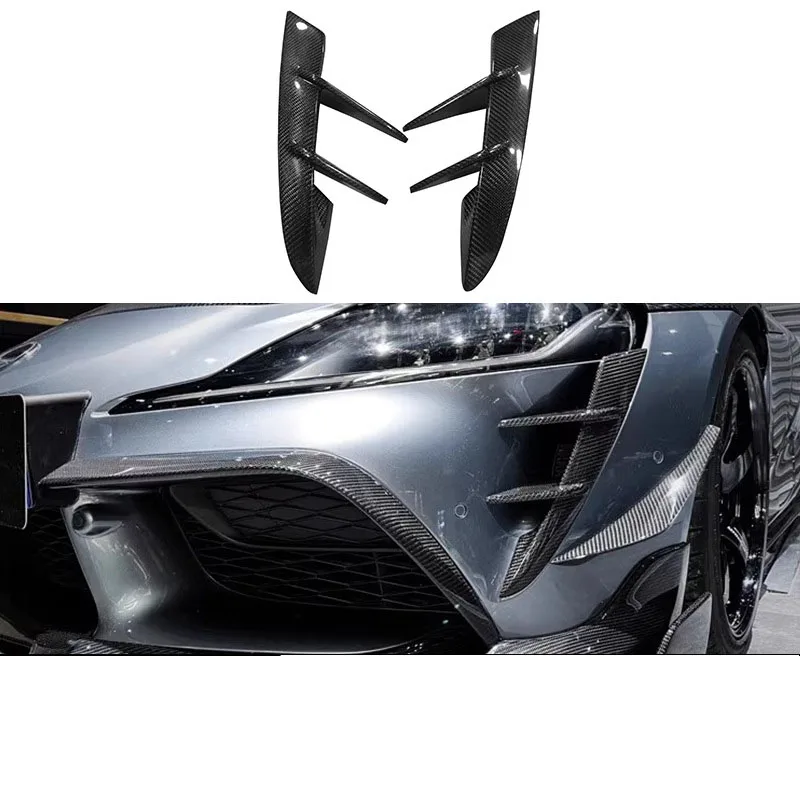 

Suitable for Toyota supra A90 A91 Bull Demon King carbon fiber front bumper air knife car modified exterior patch