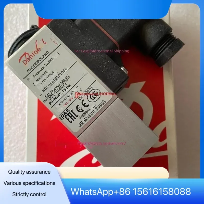 061B001066 Danfoss Pressure Switch MBC5100 0.2-4 BAR Force Controller 1211-1CB04 Industrial Automation Sensor