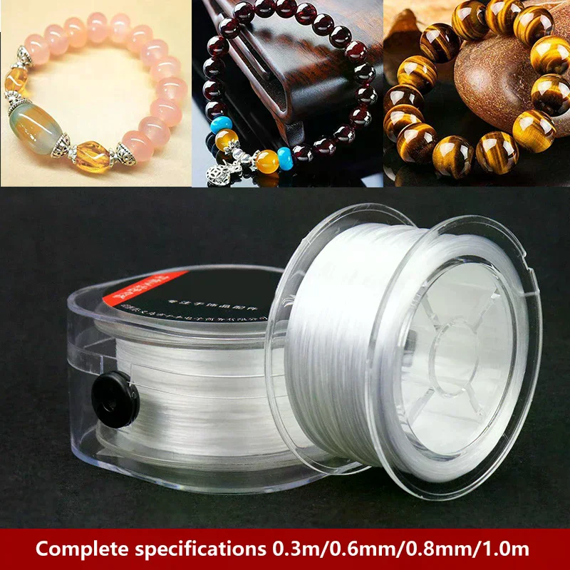 100/80/75M Strong Elastic Crystal Beading Cord Stretch Thread String for Bracelet Necklace DIY Jewelry Making