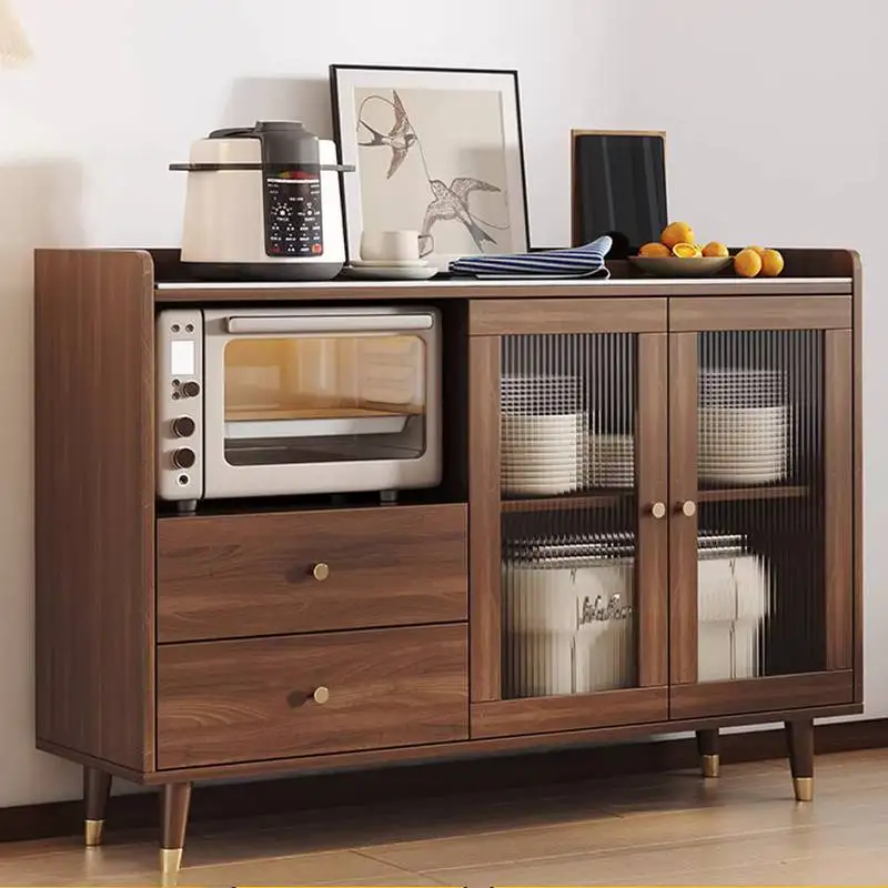 

Handle Cleaner Kitchen Cabinet Organizer European Highboard Storage Kitchen Cabinet Side Mobile Meble Kuchenne Furniture Home