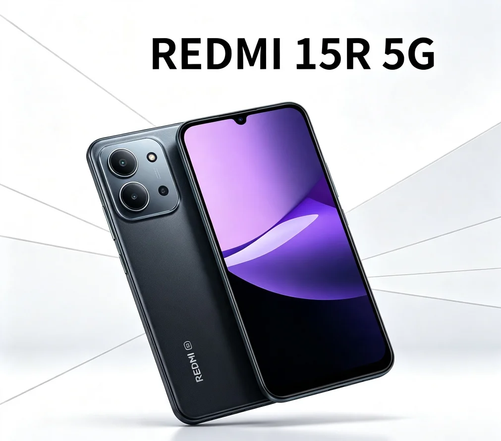2026 Genuine Redmi 15R Unlocked Dual‑SIM Smartphone 8GB RAM 256GB ROM 6.9‑inch LCD Screen Powered by Dimensity Processor, 13MP