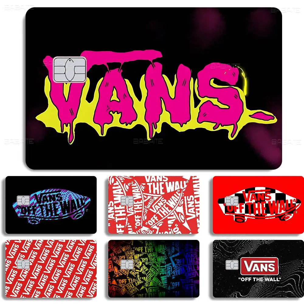 Pegatinas clásicas con logotipo V-VanS para tarjetas de crédito, pegatinas impermeables para tarjetas bancarias VISA, tarjetas de transporte, pegatinas antiarañazos, regalo para mujeres