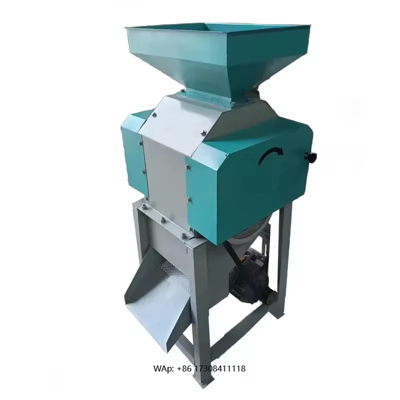 Hot-selling Automatic Industrial Small Malt Crusher Grain Flattening Feed Engine Corn Roller Mill