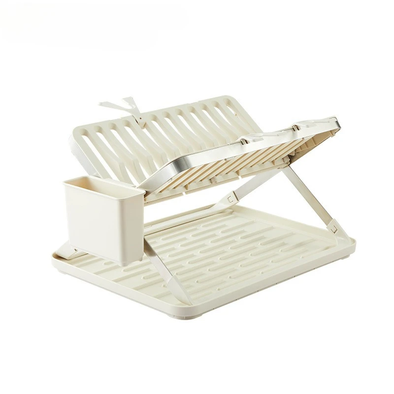 

Antibacterial Bowl Rack Drain Rack Kitchen Dish Rack Cutlery Dish Box Bowl Household Kitchen Drain