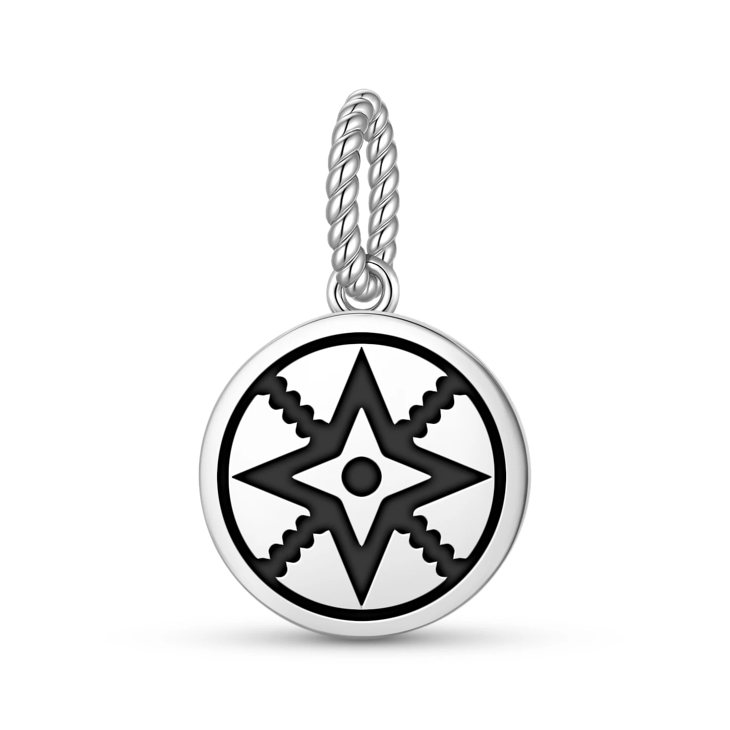 

The Sun Tarot 925 Sterling Silver Charm Bead DIY Pendant Charm for Bracelet Jewelry Gift