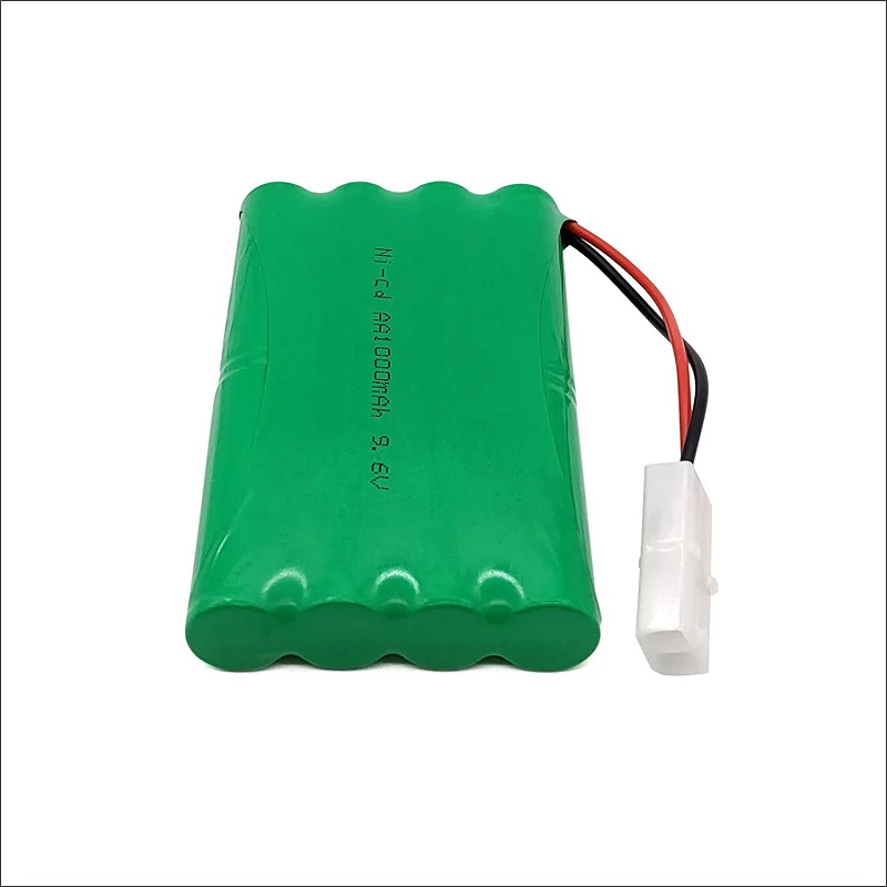 9.6V Ni-Cd AA RCDTG Battery Compatible with RC Monster Truck, RC Battle Tank, RC beetles, RC Hummers, RC Aircraft Carrier Model