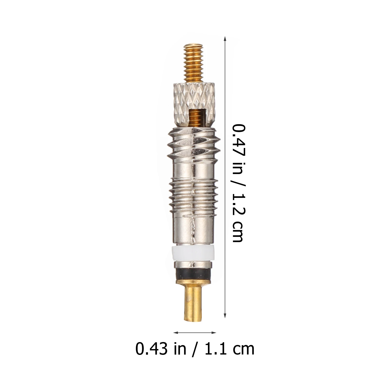 

12 Pcs French Valve Core Bike Valves Cores Stem Standard Tubeless Cycling Valves Copper Durable Safe Reliable Easy