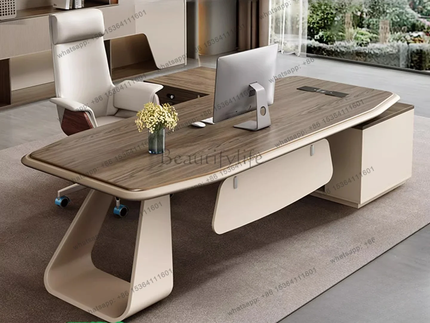 

FG43Simple desk Modern desk Office manager President desk