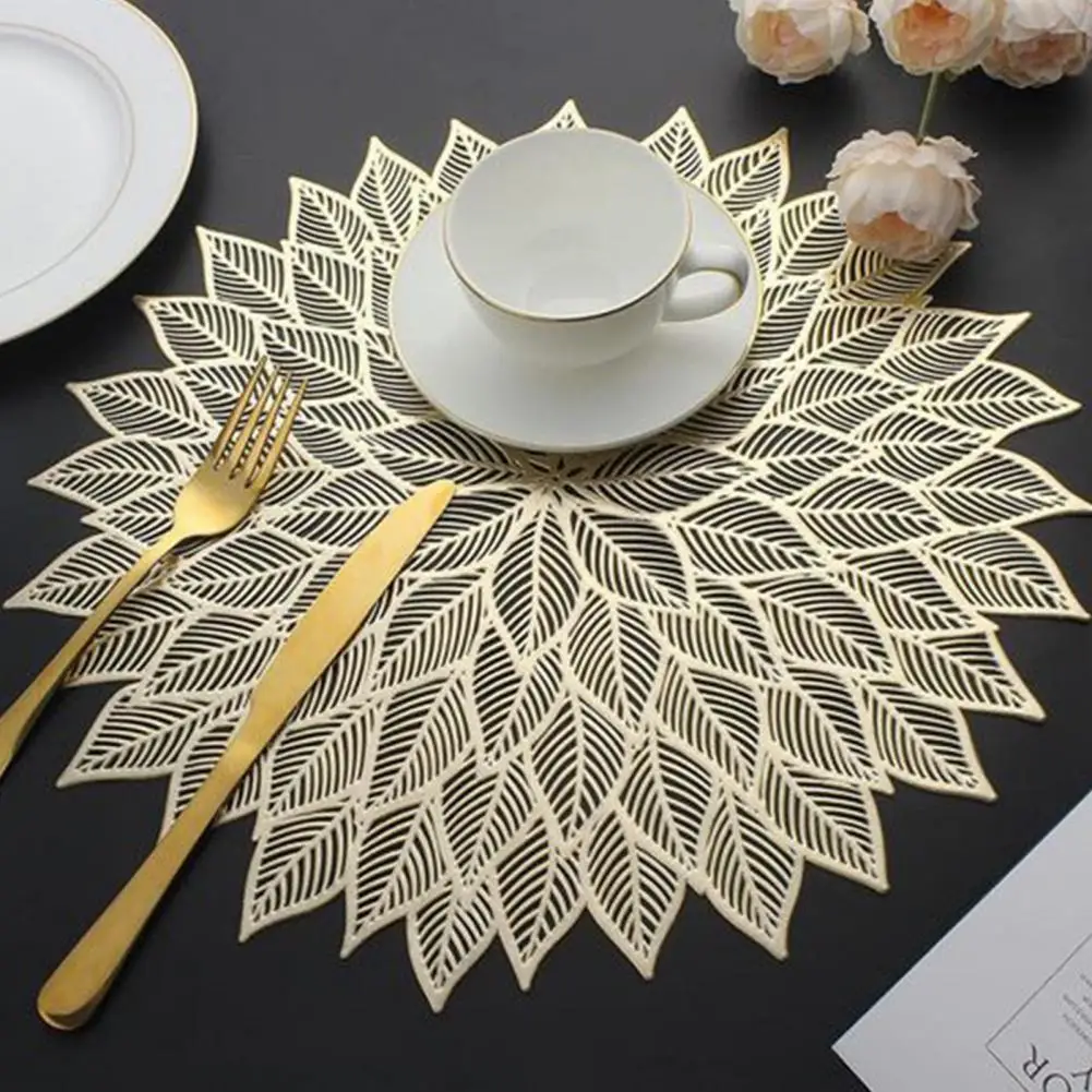 Leaf shaped Placemat Table Mat Leaf shaped Table Placemat Set for Dining Table Home Kitchen for Home