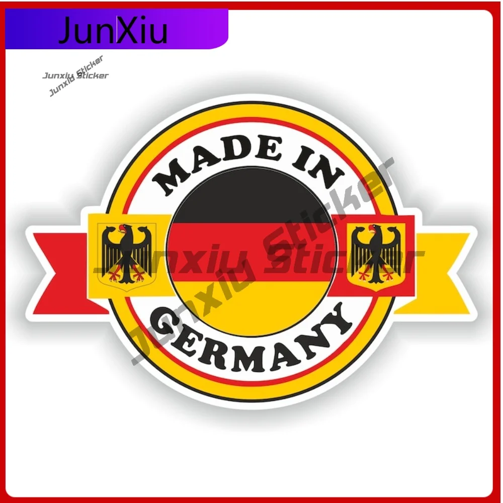 

Made In Germany Flag Badge Stickers Vinyl Decals Graphic Sticker Decals Decoration Accessories For X500 Motorcycle Camping Suv