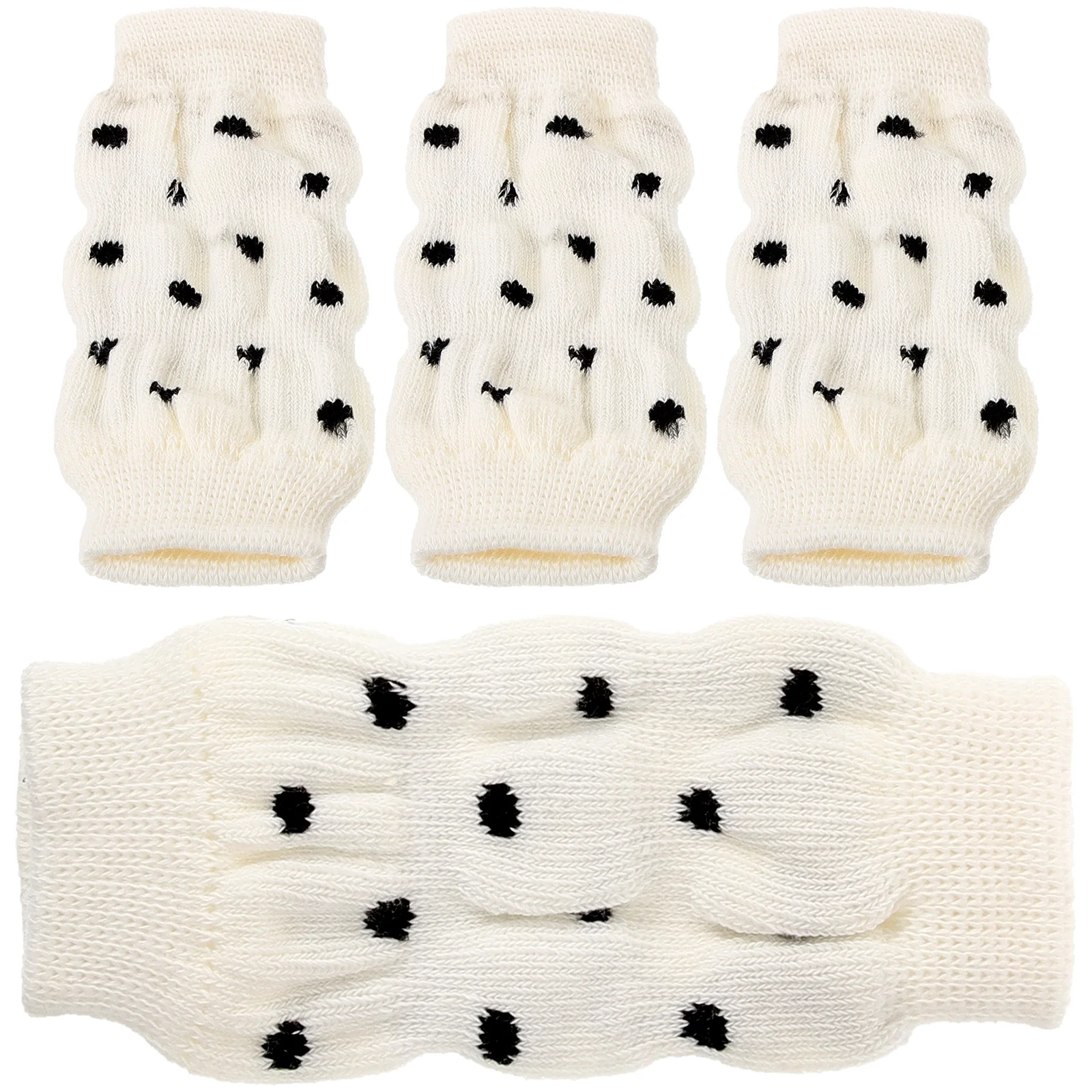 4 قطعة تدفئة ساق الكلب لينة واقيات الساق المرنة للكلاب يحافظ على نظافة الساقين ودافئة مثالية للبشرة الحساسة حامي مفصل الكلب