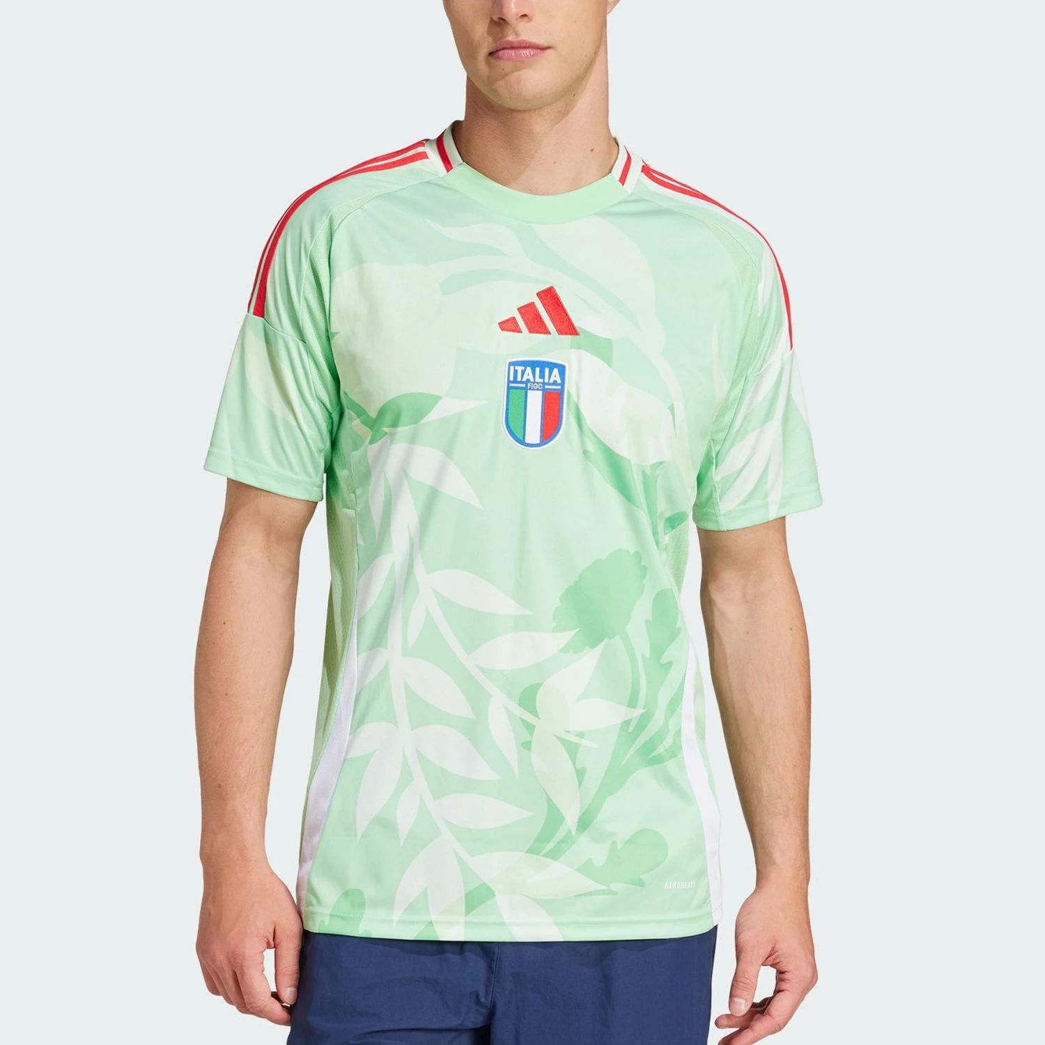 

Adidas Originals 2025 Men's Slim Soccer Sports Training Short Sleeve JF0604