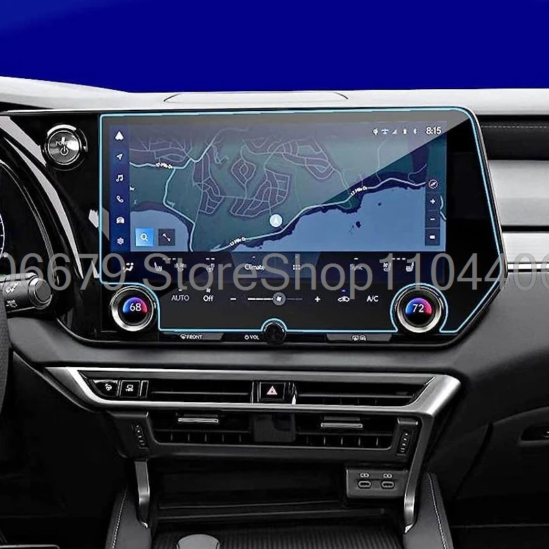 

14-дюймовая защитная пленка из закаленного стекла для Lexus RX 350 450 2023-2025 2026, автомобильное радио, GPS-навигация, защита от царапин, интерьер