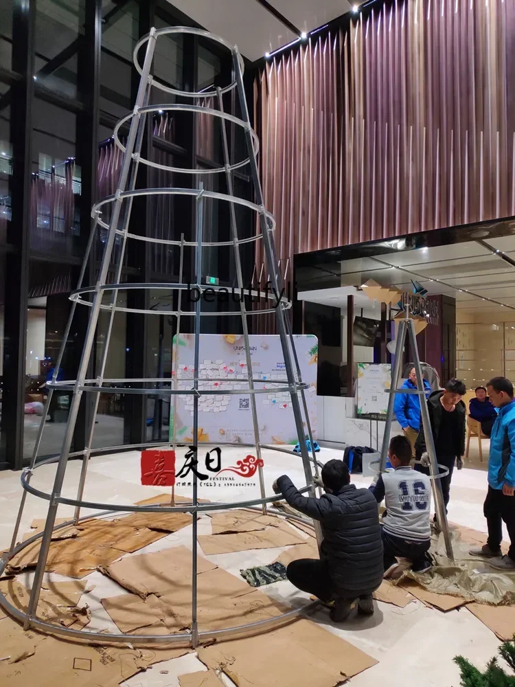 

Modern Christmas Tree, Large 3m 4 5 6 7 8 Christmas Decorative Tree Blue Mall Hotel C56