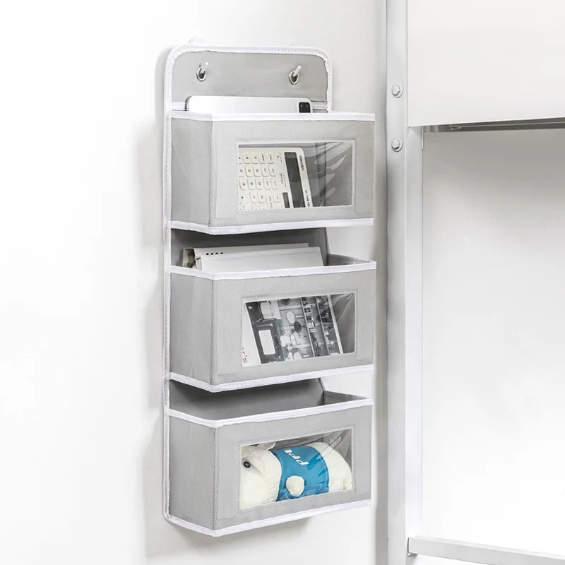 Over Door Hanging Storage Bag - Multi-Purpose Wall Organizer For Dorm Room - Phone & Essentials Holder - Space Saving Design