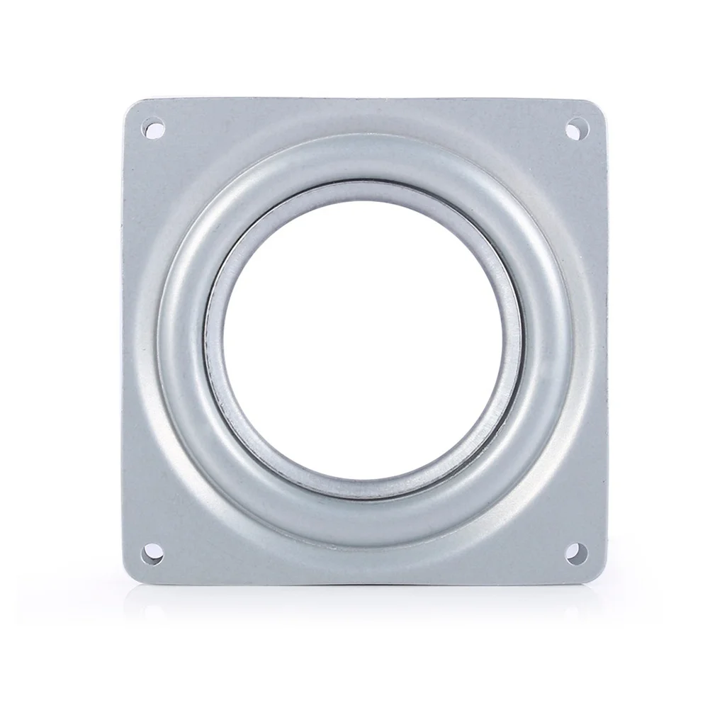 

95Mm Rotatable Turntable Bearing Heavy Duty Zinc Plated Display Shelf Base For Furniture Rotation Ball Bearing Raceway