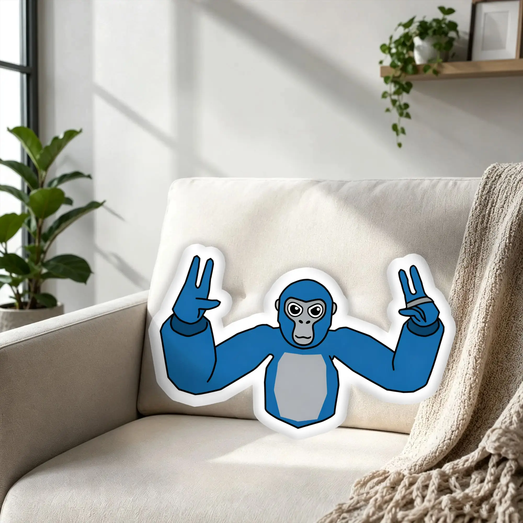 Customized G-Gorillaes Hot Game Stuffed Throw Pillow Manga Soft Pillows and Cushions Funny Cushion Fun Gift Couples and Friends