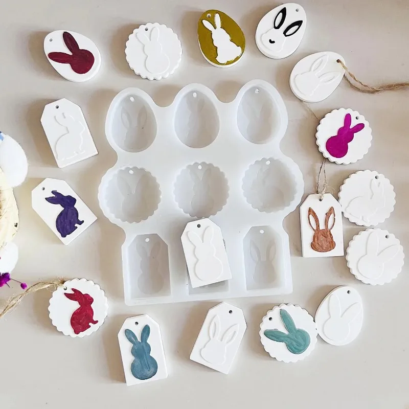 

Термостойкая силиконовая форма для украшений Molma, инструмент для изготовления пасхальных украшений, для творческого декора дома и сада