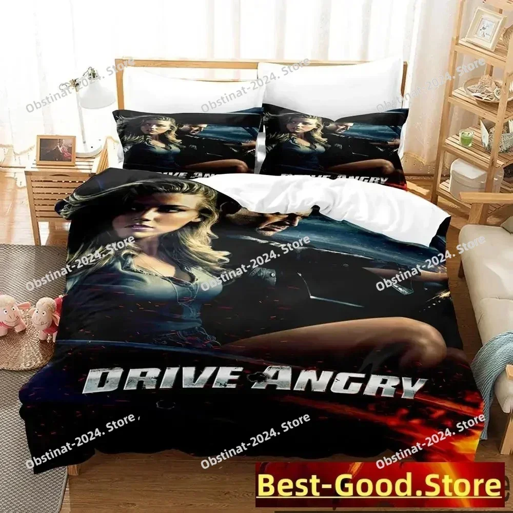 3D Print Drive Ryan Gosling Printed Bed Set Duvet Cover Pillowcase Bedding Set Bed Linen Sheet Quilt Cover Full Queen King Size