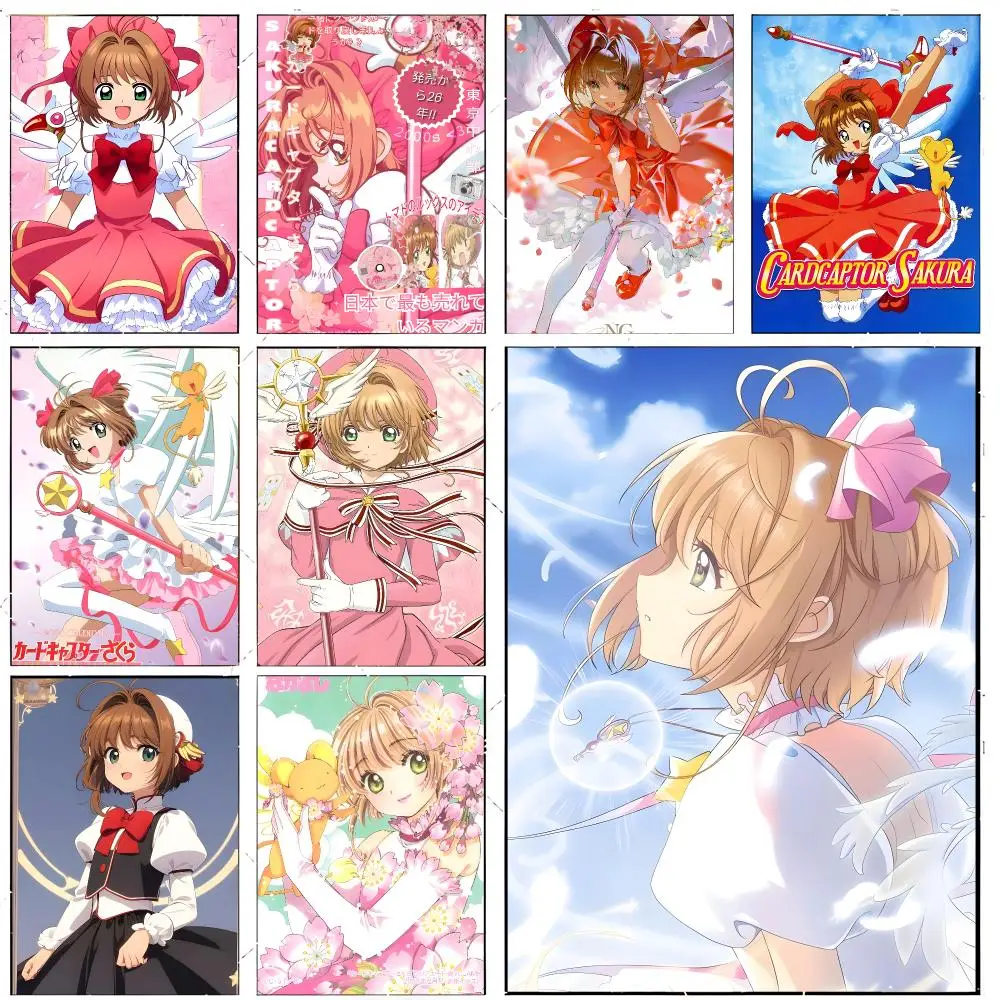 anime mahou shoujo C-Cardcaptor Sakura Poster Premium Decor Art & Gift for Household Lounge Home Ornaments