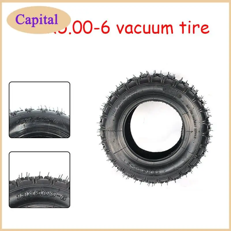 

Высококачественная шина 13x5.00-6 Бескамерная шина МИНИ-КАРМАННЫЙ Скутер GO KART МИНИ-квадроцикл 6-дюймовое колесо L