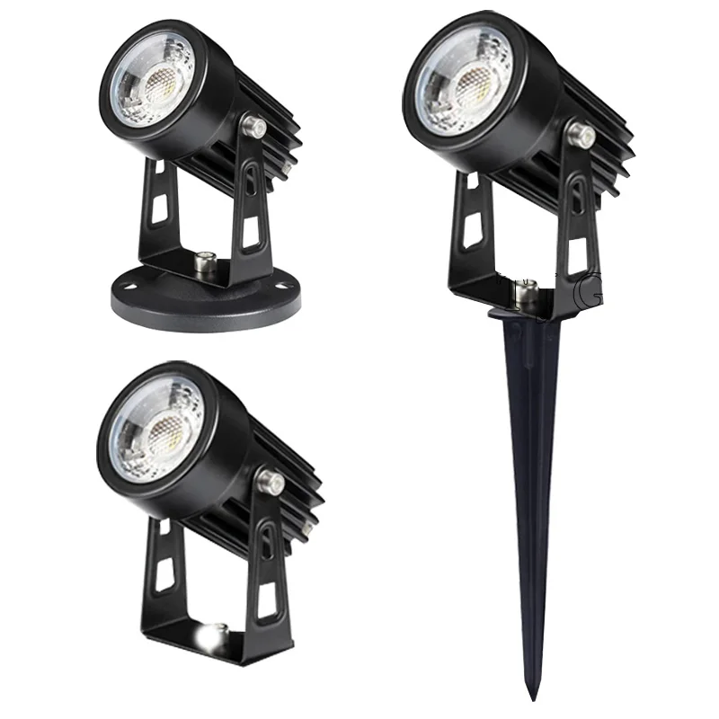 

LED 3W 5W Lawn Lamp COB Spike Light AC85-265V Outdoor Waterproof Pathway Garden Spot Bulb Decor Landscape DC12V