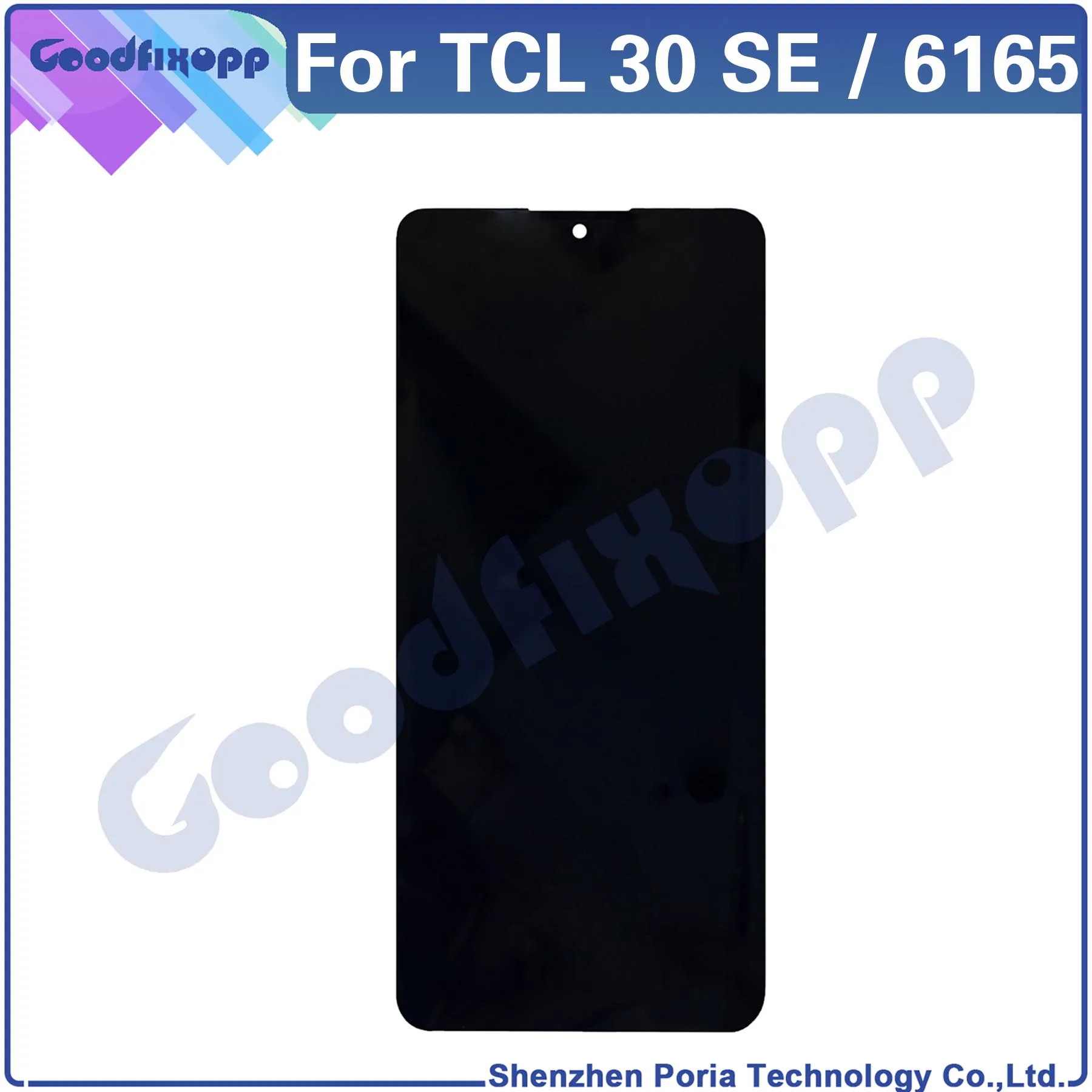 100% Test Voor Tcl 30 Se 30se 6165 6165H 6165a 6165S Lcd-Scherm Touchscreen Digitizer Assemblage Reparatie Onderdelen Vervangen