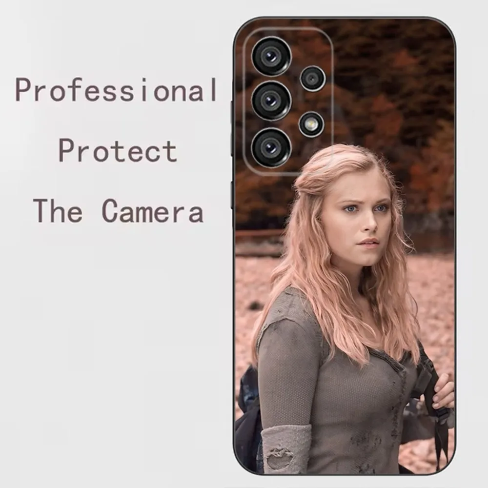 Clarke Griffin the 100 Phone Case For Samsung Galaxy A13,A21s,A22,A31,A32,A52,A53,A71,A80,A91 Soft Black Shell