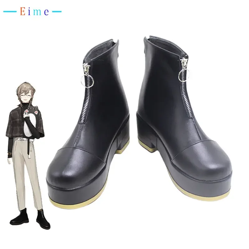 

Vtuber Kanae Обувь для косплея Аксессуары для аниме Сапоги для косплея Хэллоуин Карнавальный реквизит Обувь из искусственной кожи на заказ