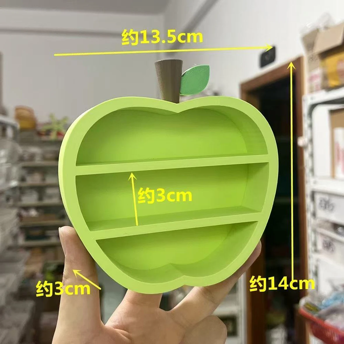 Koreanisches INS Apple Mehrschichtiges Cartoon-Figuren-Displayregal 3D-Gedrucktes Desktop-Aufbewahrungsregal Neues Aufbewahrungsregal Dekoration Niedliches Geschenk – Detail 7