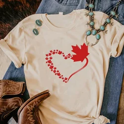 Canada t shirt women streetwear Y2K graphic t shirt girl designer y2k comic clothes