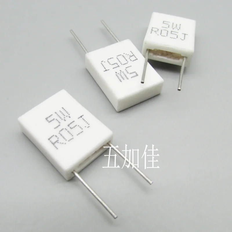 10-100pcs MPR5W0R05J MPR 5W 0.05R 50mR 5% ceramic resistor hifi amplifier emitter output