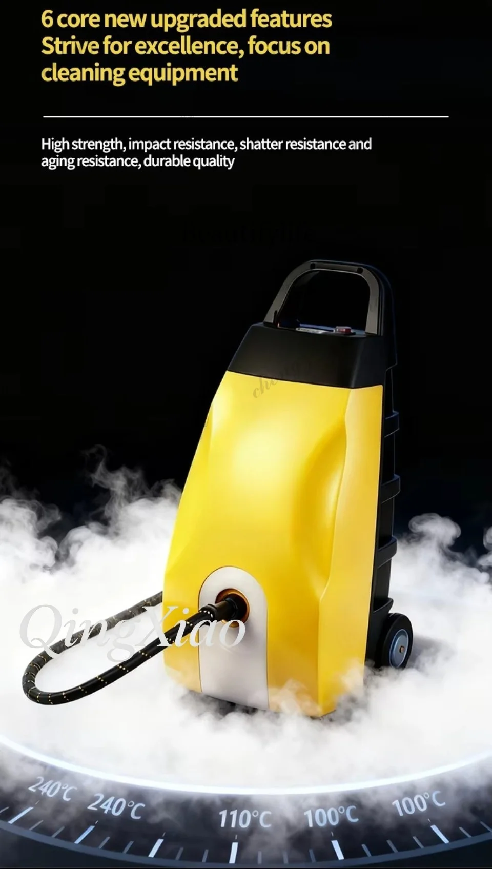 220V Steam Cleaning Equipment Compact Practical Structure In Household Commercial Automobile Overall Sanitation Maintenance Work