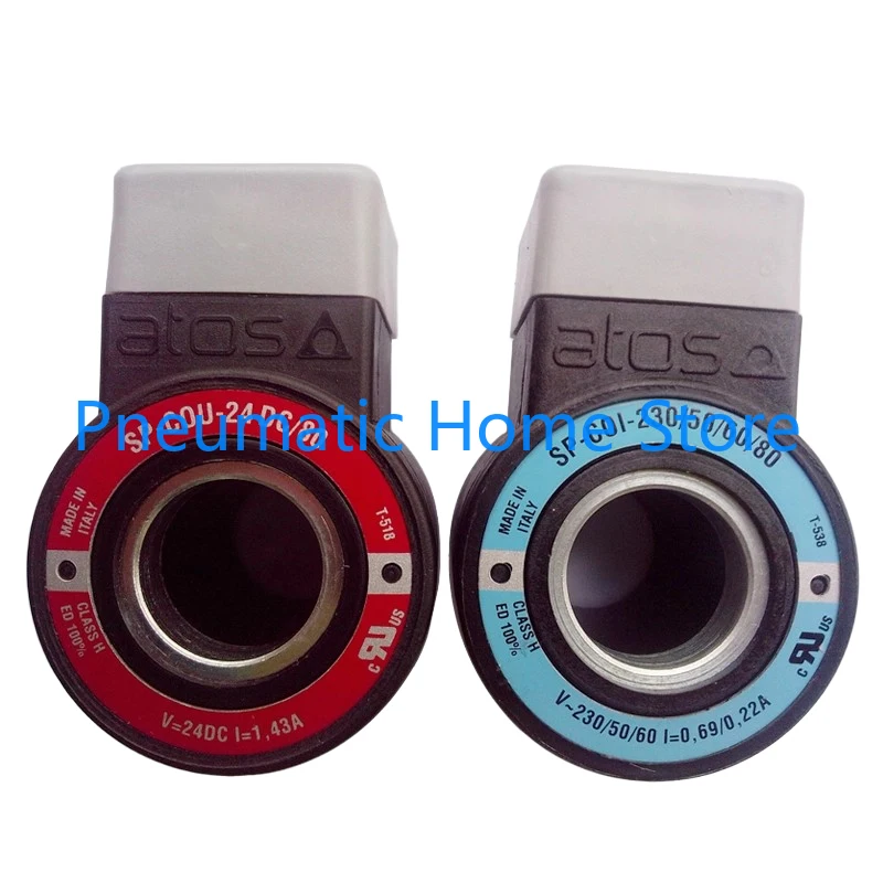 ATOS الملف اللولبي صمام لفائف COE-24DC/10 CAE-230/50/60AC/10 SP-CAU-24DC/80 SP-CAI-230/50/60/80 SP-COU-24DC/80 COE-230/50/60AC/10