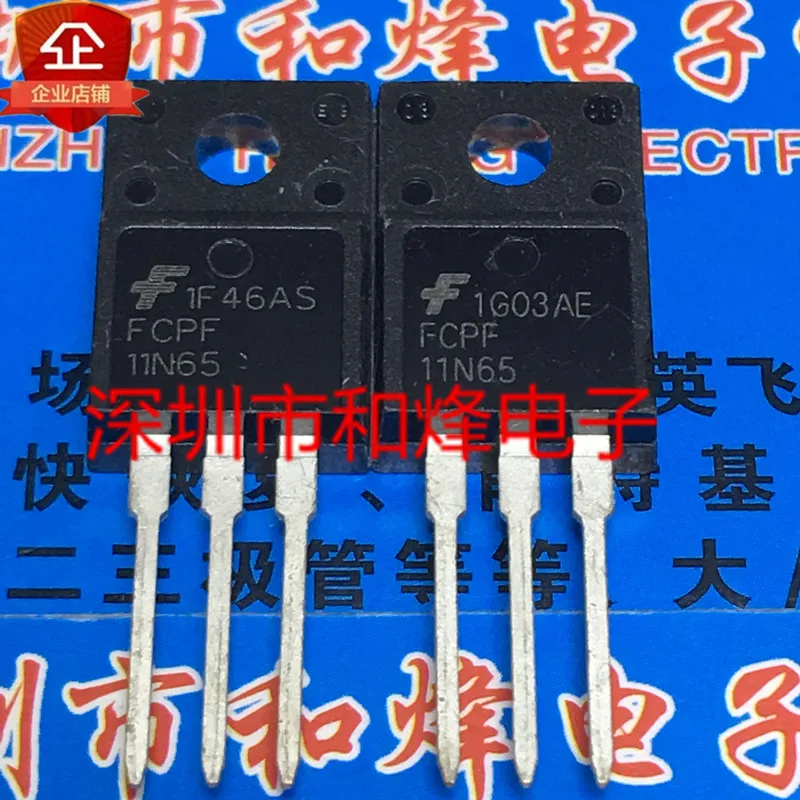 Original 5pcs/ FCPF11N65  TO-220F 11A 650V