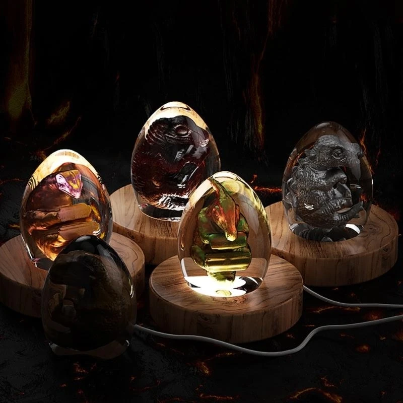 3D Dragon Resin Mold Set Crystal Epoxy Mold Animal Desktop Ornaments Mold