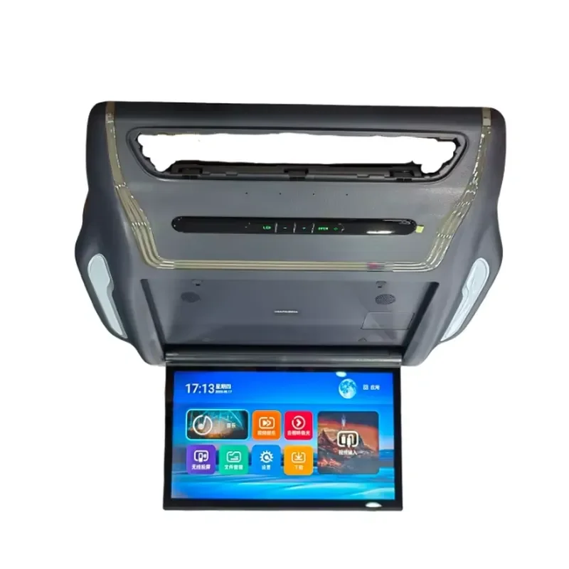 15.6inch Android 14 Car Roof Mount GAC M8 8-Core Frameless IPS Touch Screen 1920x1080 for Plug Play Rear Seat