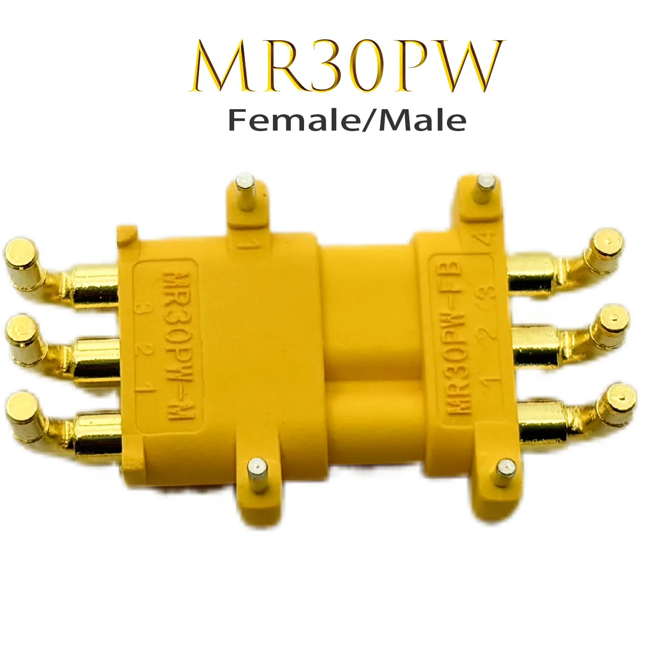10 / 30 / 50 Paar Amass MR30PW Upgrade Stecker- und Buchsenadapter für Fernbedienungs-Spielzeugteile, Lipo-Akku, ESC-Zubehör