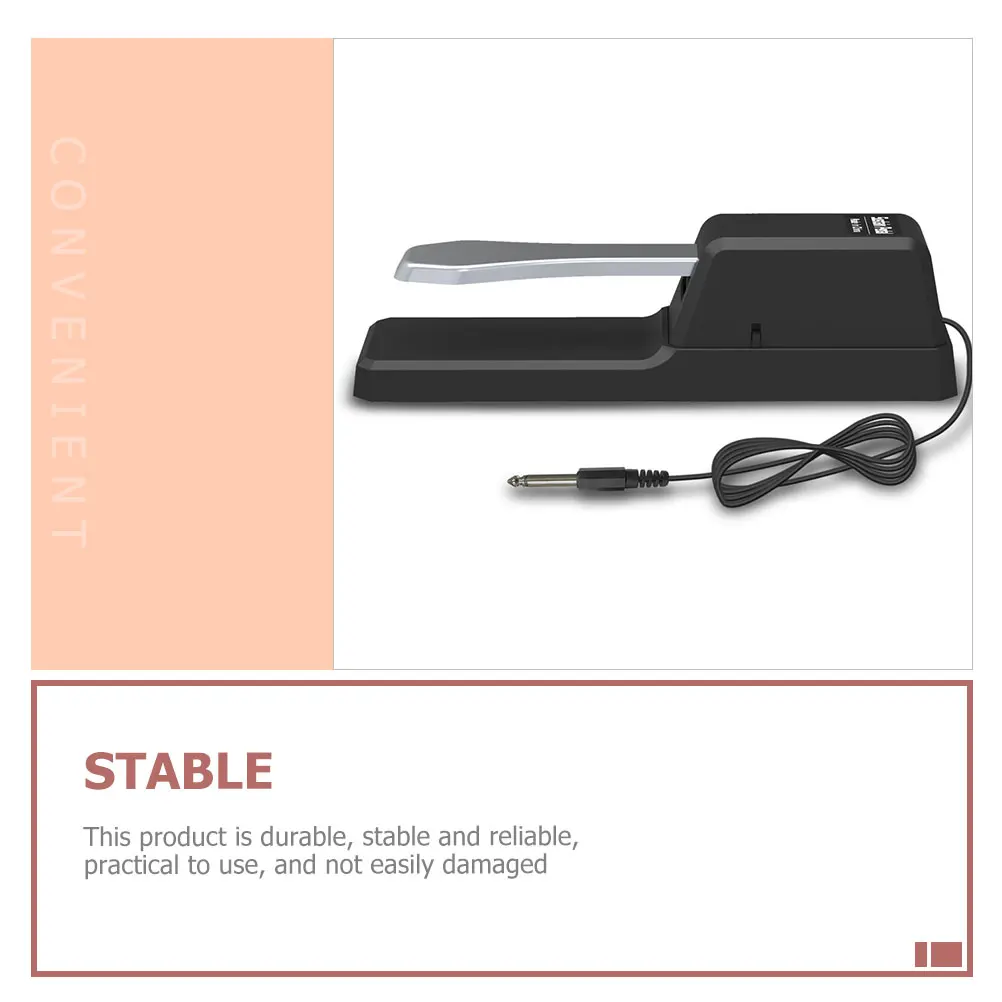 

Sustain Pedal Auxiliary Foot Piano for Keyboard Non-slip Electronic Metal Expression