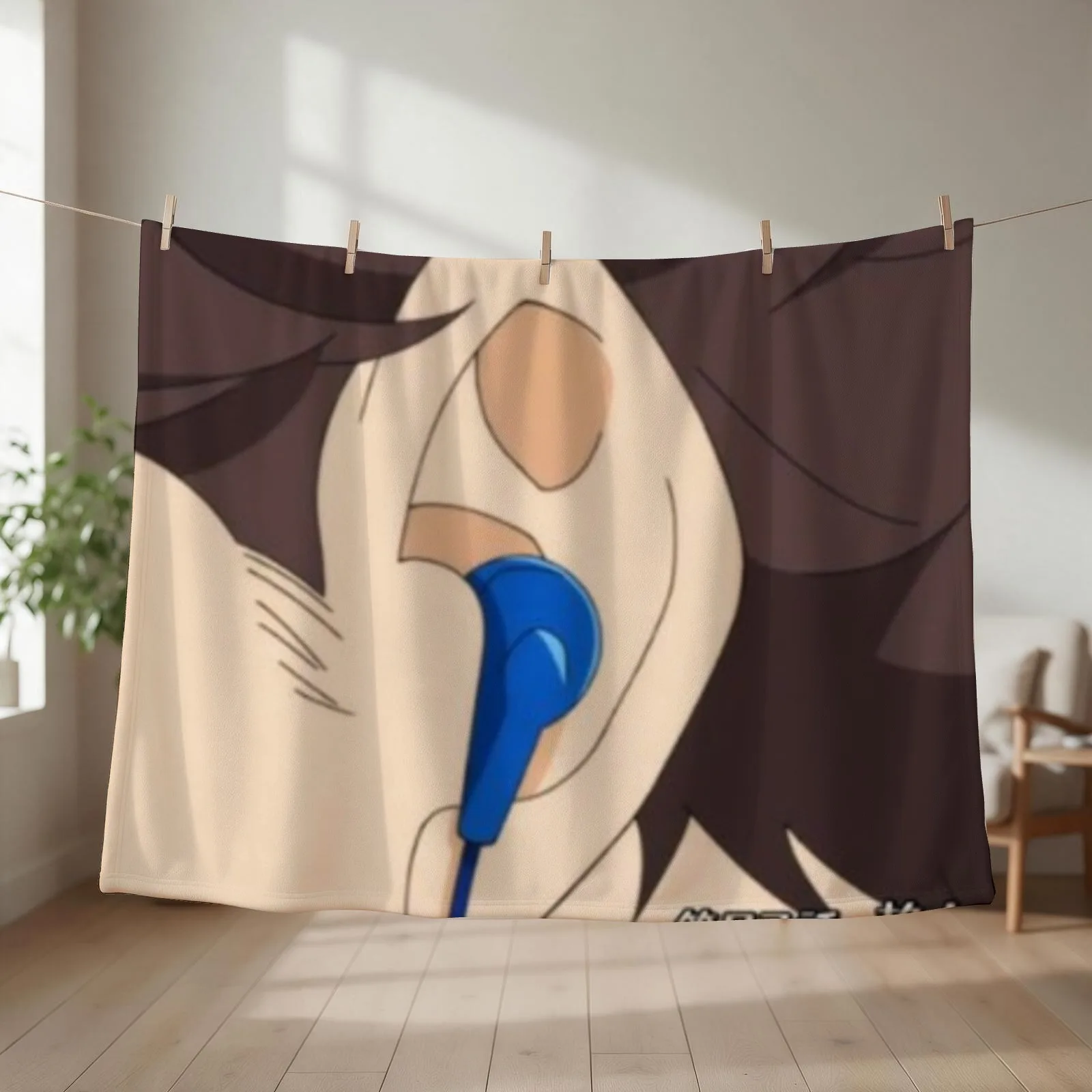 Oikawa's ear Throw Blanket for winter Stuffeds Hairys Sofa Throw Blankets