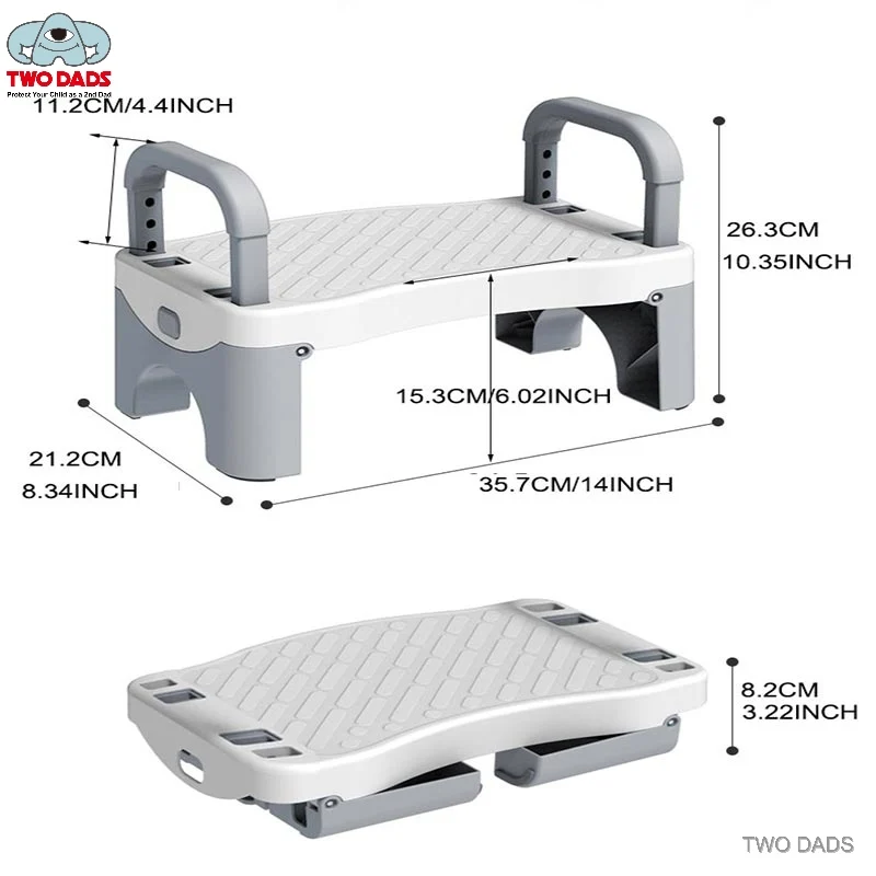 طفل خطوة البراز الحمام عدم الانزلاق التدريب السلامة البراز غسل خطوة البراز للأطفال غرفة المعيشة أثاث الحمام #2