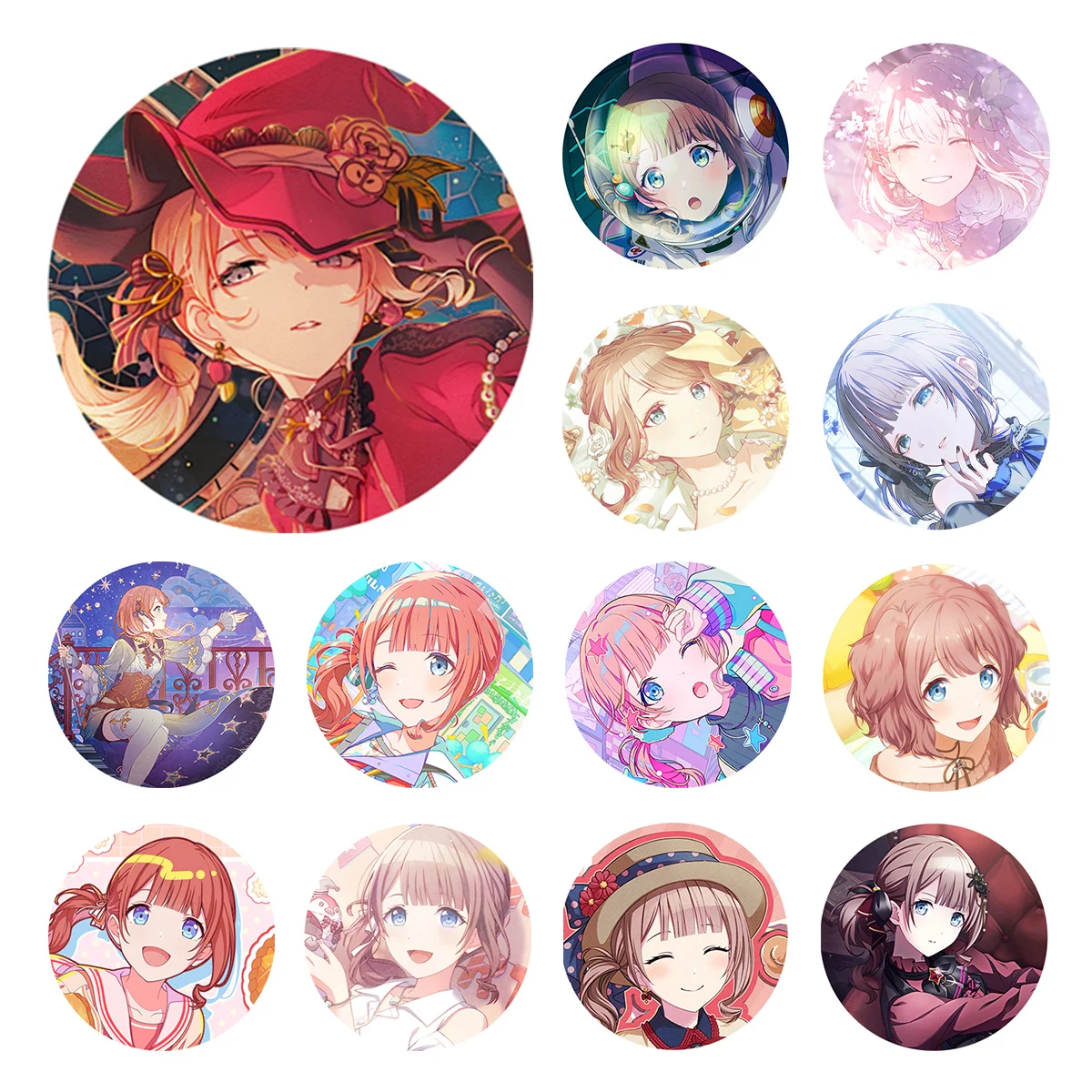 Project SEKAI Anime Mochizuki Honami Leo Need LN 20251225 PJSK 50mm Badge Brooch Pins