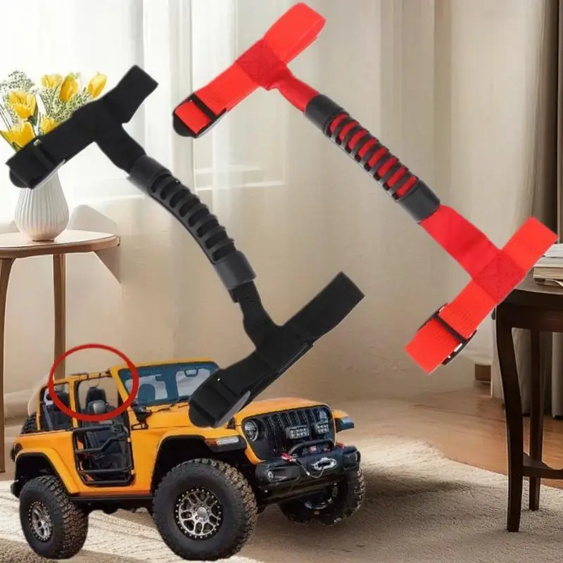 1Pcs Grip Handle For 1995-2021  Wrangler YJ TJ JK JKU JL Sports Sahara Freedom Rubicon X Unlimited Roll Bar Grab Handles