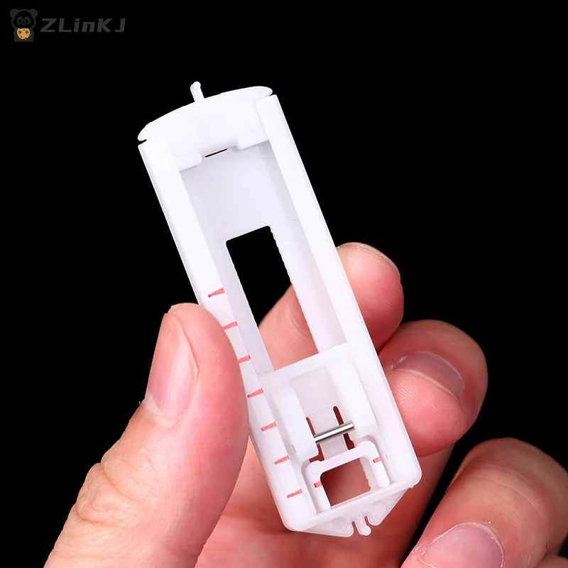 ▶2Pcs Sewing Machine Part Plastic Presser Foot Buttonhole Snap On Button Hole Presser Foot