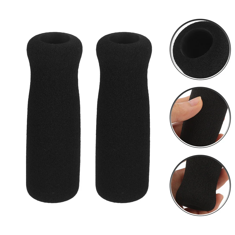 2 Pcs Crutch Handle Cover Handles Grip Walker Accessories Seniors Nonslip Grips for Thicken