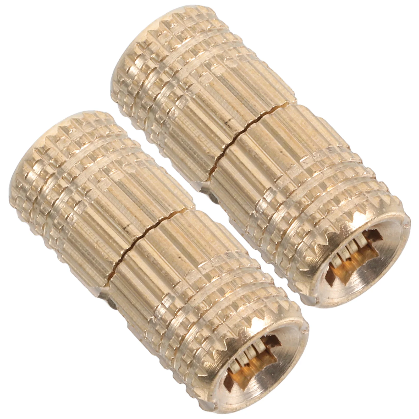 

2 Pcs Hinge Brass Barrel Cylinder Hidden Hinges Invisible Golden for Wood Boxes Concealed