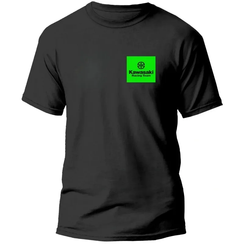 

Kawasaki, новая летняя быстросохнущая дышащая модная спортивная футболка для взрослых и детей для горного внедорожного велоспорта с короткими рукавами