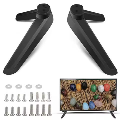 Universal TV Stand Base Table Top TV Legs for TCL Sansui LG Vizio Hisense LED Screen Television TV Stand Mount